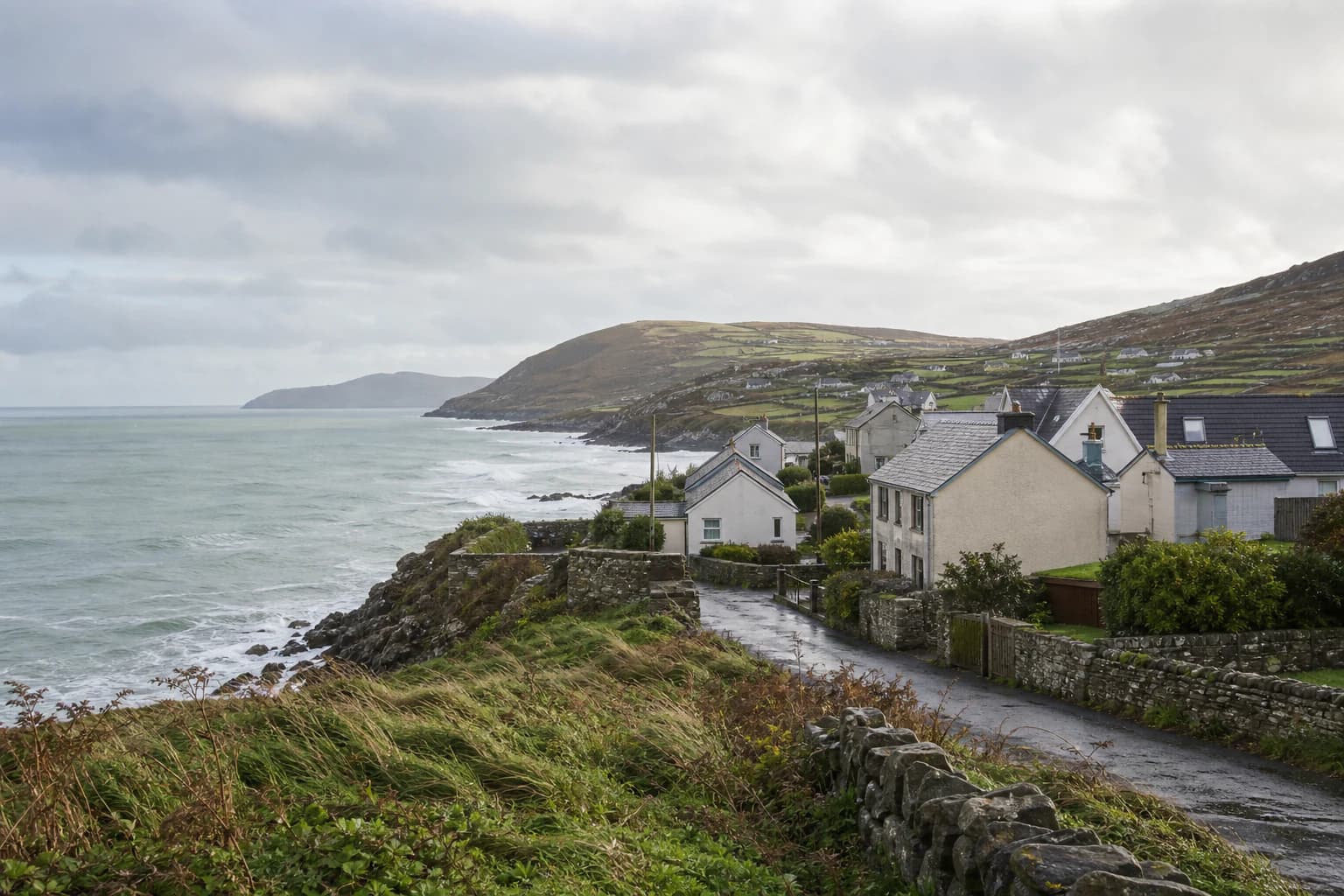 Illustrative homes on Ireland's Atlantic coast